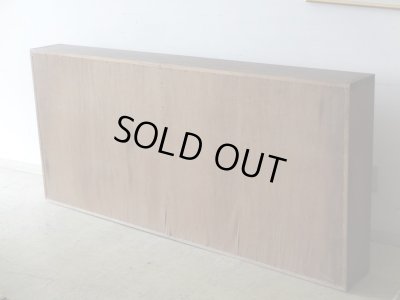 画像7: アンティーク 横長 ガラス戸棚 収納棚