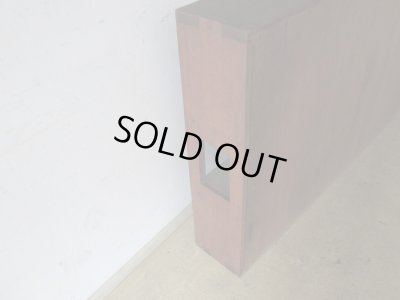 画像5: アンティーク 横長 ガラス戸棚 収納棚