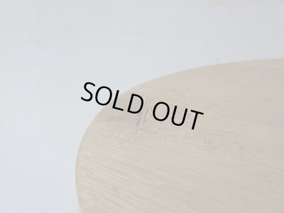 画像7: ヴィンテージ ナラ材 3本脚の花台 フラワースタンド