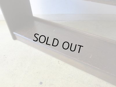 画像13: アンティーク ラワン無垢材の本棚 茶