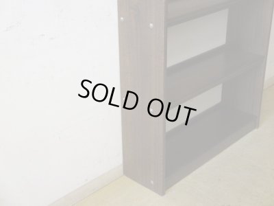 画像7: アンティーク ラワン無垢材の本棚 茶