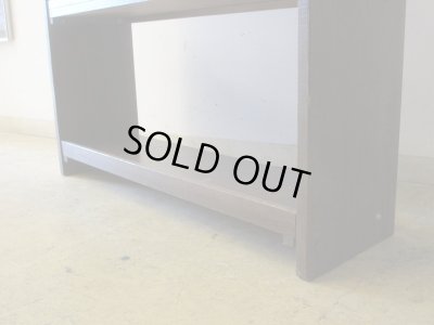 画像14: アンティーク ラワン無垢材の本棚 茶