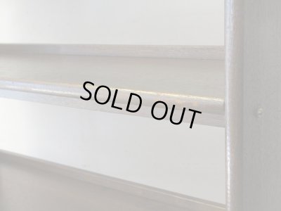 画像10: アンティーク ラワン無垢材の本棚 茶