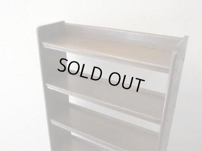 画像5: アンティーク ラワン無垢材の本棚 茶