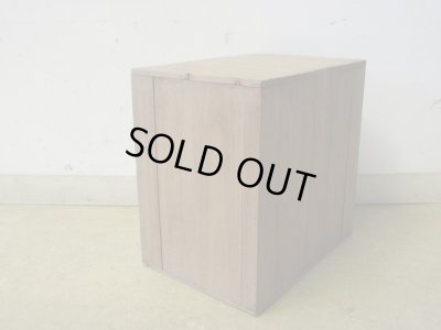 画像4: アンティーク 乾いた木肌の4杯小引出し