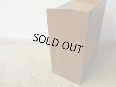 画像8: アンティーク 引出し付 木製書類棚 カルテケース