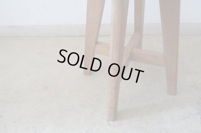 画像7: アンティーク 木味良い丸椅子 スツール (1)