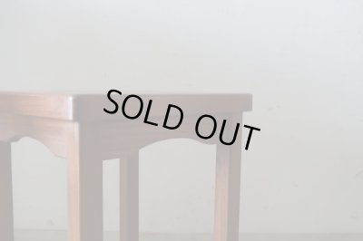 画像6: ヴィンテージ チーク材の小さな花台