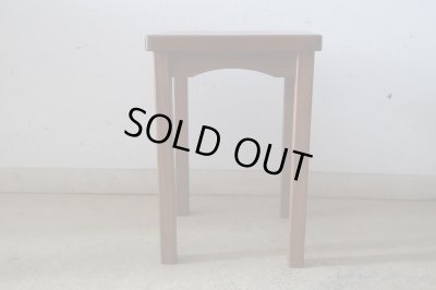 画像2: ヴィンテージ チーク材の小さな花台