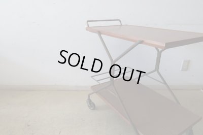 画像5: ヴィンテージ デコラトップのキッチンワゴン