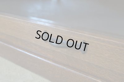 画像11: アンティーク ナラ材のスライド式ガラス戸ケース