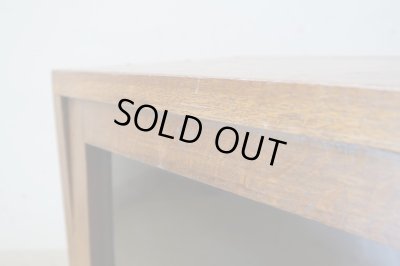 画像14: アンティーク ナラ材のスライド式ガラス戸ケース