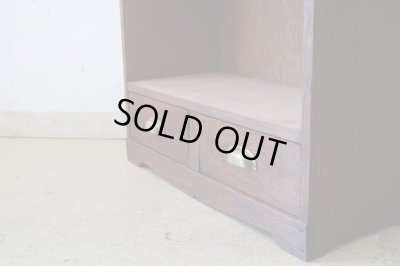 画像5: アンティーク ラワン材の収納棚