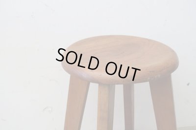 画像4: アンティーク 丸椅子 スツール (2)