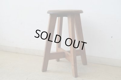 画像2: アンティーク 丸椅子 スツール (1)