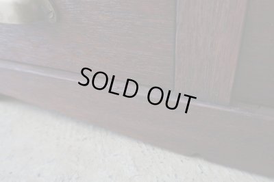 画像14: アンティーク ラワン材の収納棚