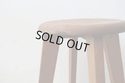 画像7: アンティーク 丸椅子 スツール (1)