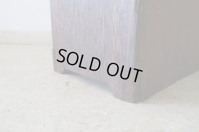 画像15: アンティーク ラワン材の収納棚