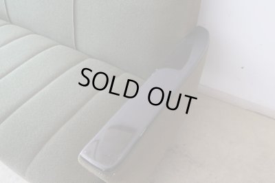 画像8: ヴィンテージ グリーンの三人掛けソファ 3P