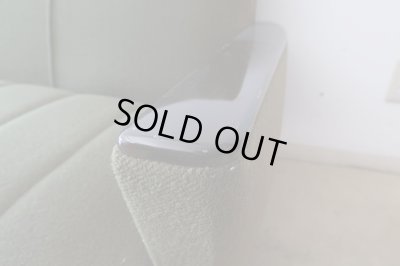 画像10: ヴィンテージ グリーンの三人掛けソファ 3P