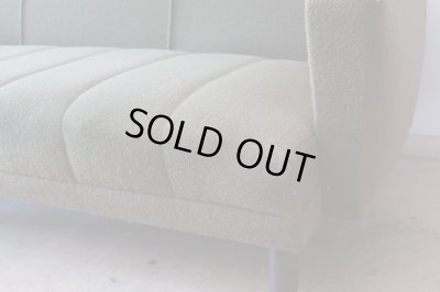 画像5: ヴィンテージ グリーンの三人掛けソファ 3P