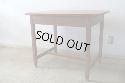 画像6: ヴィンテージ 木味良い平机