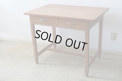 画像5: ヴィンテージ 木味良い平机