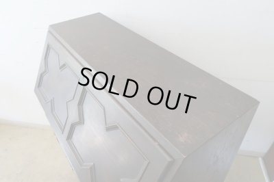 画像5: ヴィンテージ オーク材のライティングビューロー