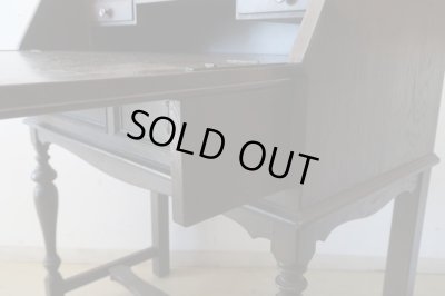 画像11: ヴィンテージ オーク材のライティングビューロー