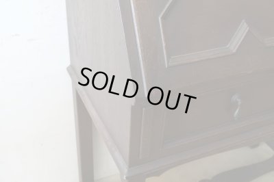 画像15: ヴィンテージ オーク材のライティングビューロー