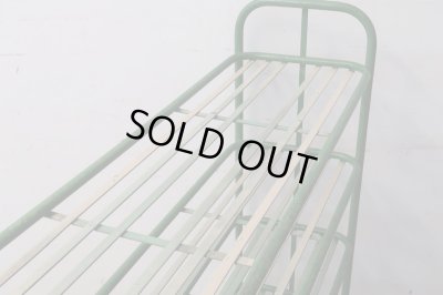 画像8: ヴィンテージ キャスター付のアイアンシェルフ ラック