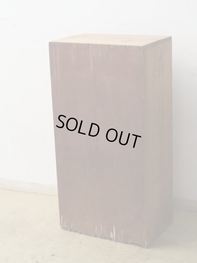 画像5: アンティーク 乾いた木肌の収納棚 シェルフ