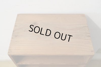 画像4: アンティーク 乾いた木肌の収納棚 シェルフ