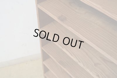 画像7: アンティーク 乾いた木肌の収納棚 シェルフ