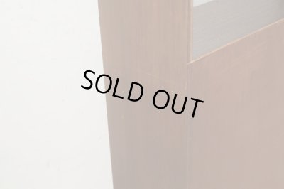 画像13: ヴィンテージ 深い木味 ラワン無垢材の収納棚 本棚