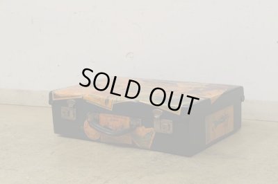 画像3: ヴィンテージ 古い三越のトランク ネイビー