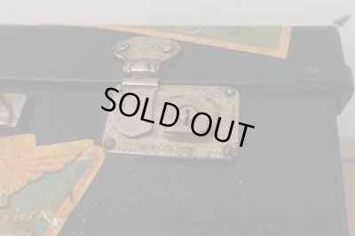 画像10: ヴィンテージ 古い三越のトランク ネイビー