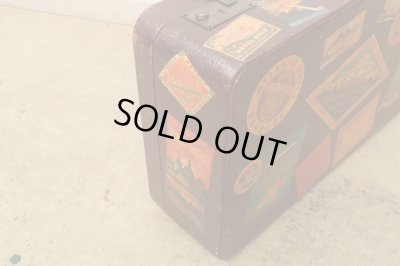 画像10: ヴィンテージ 古い三越のトランク ブラウン