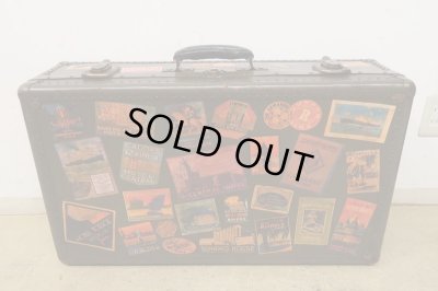 画像13: ヴィンテージ 古い三越のトランク 深緑