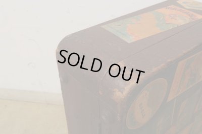 画像12: ヴィンテージ 古い三越のトランク ブラウン