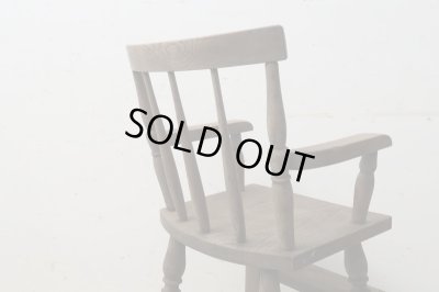 画像5: アンティーク ナラ材の子供椅子 チャイルドチェア