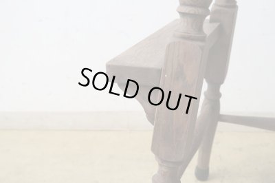 画像12: アンティーク ナラ材の子供椅子 チャイルドチェア