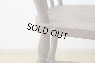 画像16: アンティーク ナラ材の子供椅子 チャイルドチェア