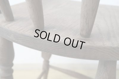 画像15: アンティーク ナラ材の子供椅子 チャイルドチェア