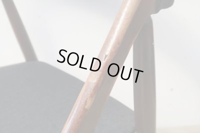 画像9: ヴィンテージ 辻木工 アームチェア デニム張り (1)