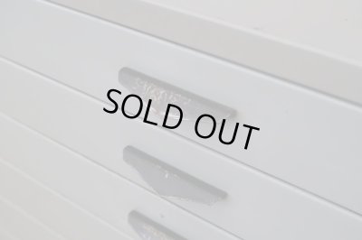 画像9: ヴィンテージ スチール製書類棚 A4小引出し