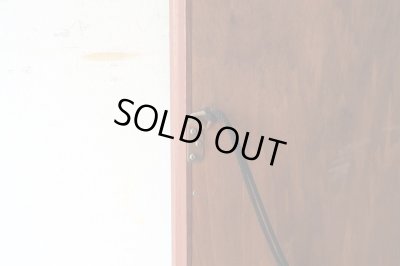 画像9: 北欧デザイン 古い チーク材フレームの壁掛けミラー 鏡