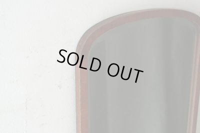 画像4: アンティーク 桜の突板フレームのミラー 鏡