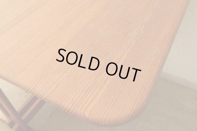 画像14: ヴィンテージ パイン材のバタフライテーブル