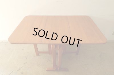 画像2: ヴィンテージ パイン材のバタフライテーブル